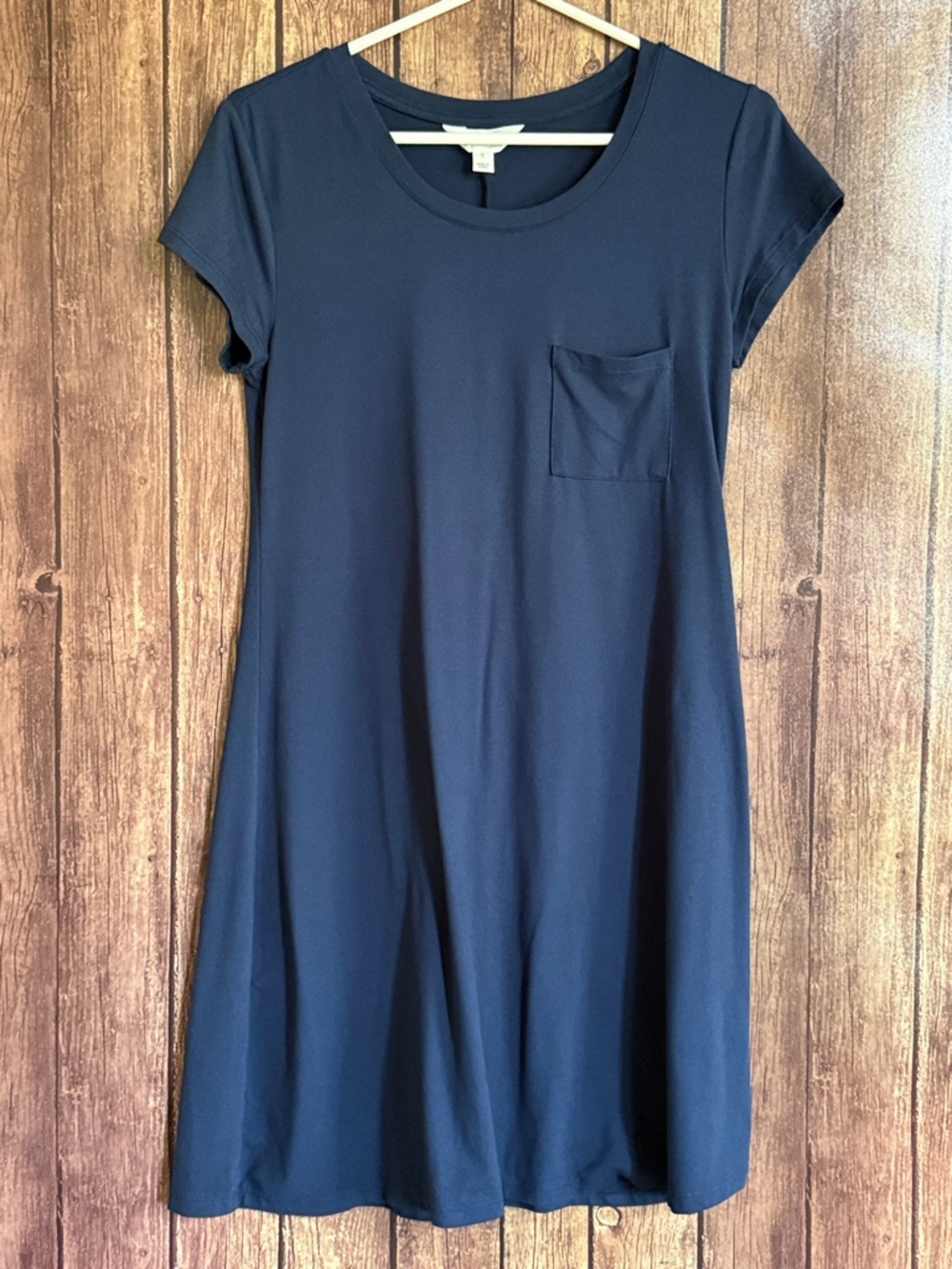 Market & Spruce Navy Pocket Mini Dress